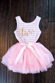 Second Birthday Outfit Dress With Gold Letters And Pink Tutu For Girls In 2021 Birthday Party Dress Newborn Baby Dresses Baby Girl Birthday