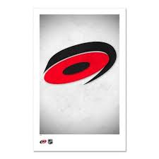 Carolina hurricanes event logo carolina hurricanes alternate logo sports logo history. Nhl Carolina Hurricanes Logo Art Poster Print Target