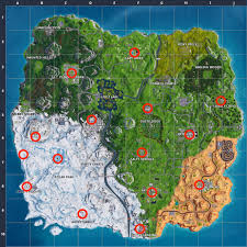 Fortnite Holiday Tree Locations Map How To Beat The Christmas Challenge Snowflake Decorations Fortnite Christmas Challenge
