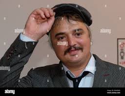 Duesseldorf, Germany. 17th Aug, 2023. Artist Peter Doherty stands in the  foyer at the opening of the Beyond Fame exhibition at the NRW-Forum.  Credit: Henning Kaiser/dpa/Alamy Live News Stock Photo