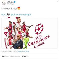See the latest news about ajax! Kekalahan Lyon Atas Bayern Munich Jadi Berkah Untuk Ajax Amsterdam