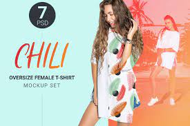 Download Trendy Oversize T Shirt Mockups Creative Photoshop Templates Creative Market