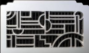 Custom Art Deco Air Grilles In Aluminum Return Air Registers Vent Covers Art Deco Home Art Deco Deco