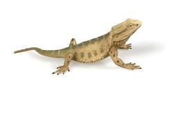 realistic bearded dragon lizard figurineの画像