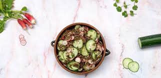 Salade De Lentilles Vertes Concombre Radis Et Coriandre Yuka Receta En 2020 Ensalada De Lentejas Ensaladas Lentejas