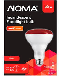Maybe you would like to learn more about one of these? Noma 75w R30 Incandescent Flood Light Bulb Red Canadian Tire