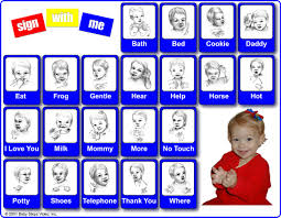 Baby Sign Language Chart Colorful Loving Printable