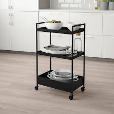 Nissafors Utility Cart Black 19 7 8x11 3 4x32 5 8 50 5x30x83 Cm Ikea Ikea Ikea Kitchen Kitchen Cabinets Fronts