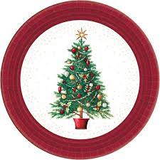 Download Big Party Pack Oh Christmas Tree Lunch Plates 60ct Party City