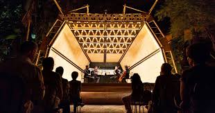 una camera acustica per il festival Villa Pennisi in Musica