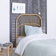Tete De Lit En Tiges De Rotin 90 Colette Tikamoon La Redoute Tete De Lit En Rotin Lit Rotin Tete De Lit Simple