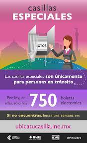 Casilla especial estacionamiento defensoría de los derechos humanos. Casillas Especiales Central Electoral
