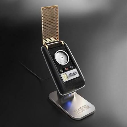 Star Trek TOS Bluetooth Communicator Cell Phone Handset & Speaker w/ Case New