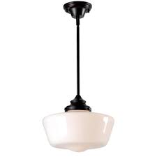 Kenroy Home Cambridge 1 Light Bronze Pendant 93661orb The Home Depot In 2020 Schoolhouse Pendant Lights School House Lighting Bronze Pendant