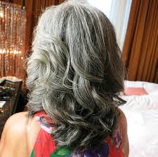 65 Gorgeous Gray Hair Styles Thick Hair Styles Hair Styles Grey Curly Hair