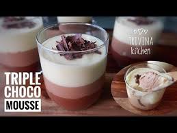Roti tawar selalu jadi alternatif yang sangat pas sebagai menu sarapan saat sedang malas makan nasi. Coklat Mousse 3 Lapis Tanpa Telur Hanya 2 Bahan Triple Chocolate Mousse Youtube Triple Chocolate Mousse Triple Chocolate Chocolate Mousse