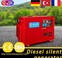 China 5500W Portable Electric Silent Set Power Diesel Generator with CE ISO