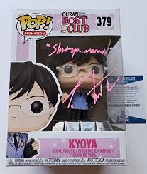J Michael Tatum Autographed Funko Pop Figure Kyoya Ootori In Ouran High Sch Ouran High School Host Club Funny High School Host Club Ouran High School Host Club