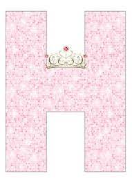 Princesa H Kati Artes Huruf Kertas Dinding Kertas