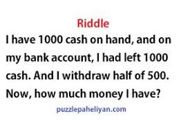 They'll give me 5% interest. Where Are My Smart Friends Riddle Answer 3 Riddle Puzzle Paheliyan