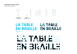 See more ideas about braille, braille alphabet, braille tattoo. La Table En Braille Identite Immersive On Behance