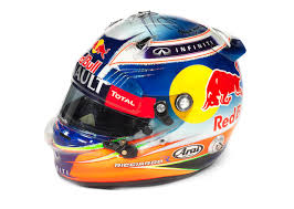 Or maybe a memento for yourself? Bonhams A Signed Daniel Ricciardo Canadian Grand Prix 2014 Design Helmet By Arai 4