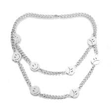 Fake Smile Layered Necklace Png Overlay Moodboard Niche Meme Layered Necklaces Indie Jewelry Grunge Jewelry