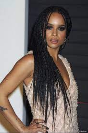 Zoe Kravitz With Her Beautiful Braids Box Braids Hairstyles Braided Hairstyles For Wedding Braided Hairstyles