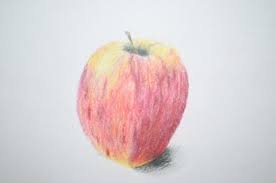 First, start off the apple by lightly drawing an oval and three lines. How To Draw An Easy And Realistic Apple Life In Art