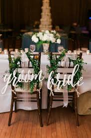 Bride And Groom Chair Signs 42 Handmade Wedding Ideas Wedding Chair Decorations Wedding Chair Signs Bride Groom Chairs