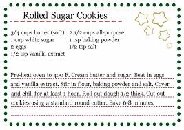 Misfit Isle My Favorite Holiday Recipes Holiday Favorite Recipes Sugar Cookie Recipe Card Rolled Sugar Cookies