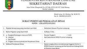 Contoh Surat Perjalanan Dinas Luar Negeri Contoh Seputar Surat
