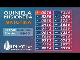 Resultados de hoy del sorteo nocturna. Poceada Misionera Matutina De Hoy Quiniela Poceada Misionera Cayo En Posadas