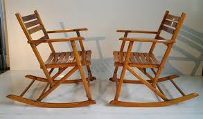 We did not find results for: Pair Of Modernist Folding Slatted Rocking Chairs By Telescope Folding Chair Co At 1stdibs