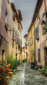 A Typical Street In The Old Town Of Biot Provence France French Countryside South Of France France Travel