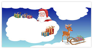 Ausmalbild weihnachtsmann und hirsch ausmalbilder. Brief Vom Weihnachtsmann Briefdesigns