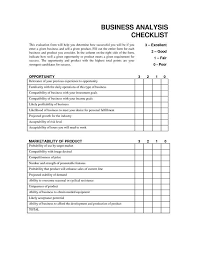 Business Analysis Checklist Business Analysis Business Analyst Business Plan Template