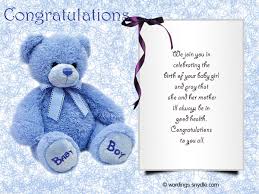 These messages are especially suited for religious baby congratulations cards to give for a baby shower: Congratulations Messages For New Baby Girl Wordings And Messages