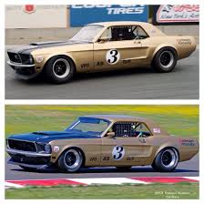 Holman Moody Built 3 Road Race 1968 Mustang Each Car Had The Same 427 Used In The Gt40 Ford Racing Mustang Cars Vintage Mustang