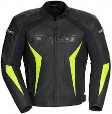 Cortech Latigo 2 0 Mens Black Hi Viz Yellow Leather Jacket Size 2xl Neon Yellow Leatherjacketsformengreen Jackets Leather Jacket Men Leather Jacket