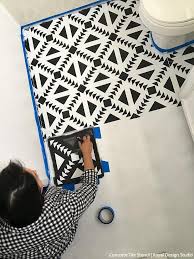 Why not go with a painted kitchen floor using a royal design studio stencil?! Pin On Paint