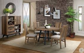Creating the perfect space where you can gather with friends and family is important, so make sure you have enough room with this rustic contemporary round dining table. Urban Rustic Round Dining Table From Intercon Coleman Furniture