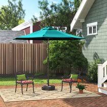 Bar height patio set with umbrella. Green Patio Umbrellas You Ll Love In 2021 Wayfair