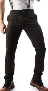 Black And White Striped Pants Mens Mens Striped Trousers Odyssey By Punkrave Dark Brown And Rust Orange Vertical Striped Dress Pants With Mens Striped Trousers Men Trousers Stylish Mens Fashion
