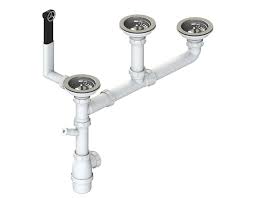 Below are simple steps that you need to follow to plumb your kitchen sink with a dishwasher. Plumbing Kit For Three Bowls Kitchen Sinks Multi Ray O114 Basket Strainer Waste Round Overflow And Bottle Trap With Dishwasher Connection Code 575 R 36011 Plumbing Sets With O114 Waste Plumbing Sets With Bottle Trap