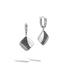 Handmade in bali since 1975, john hardy jewelry honors sustainable practices and traditional techniques, passed down across time. Classic Chain Drop Earrings In Hammered Silver