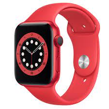 The apple watch 6 (or apple watch series 6, if you want to be all proper about it) is the latest watch from the company alongside the apple watch se that launched at the same time. Apple Watch Series 6 Gps Cellular 44 Mm Aluminiumgehause Product Red Sportarmband Product Red Regular Apple De