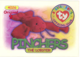 Ty Beanie Babies Bboc Card Series 1 Original 9 Red Pinchers The Lobster Mint Sell2bbnovelties Com Sell Ty Beanie Babies Action Figures Barbies Cards Toys Selling Online