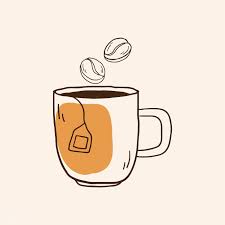 Mug Of Hot Tea Cafe Icon Vector Free Image By Rawpixel Com Painting Art Projects Abstract Line Art Minimalist Art