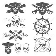 Unlike typical skull tattoos that symbolize death, sugar skull tattoos are very colorful tattoo designs. Black Ink Pirate Skull Tattoo Design